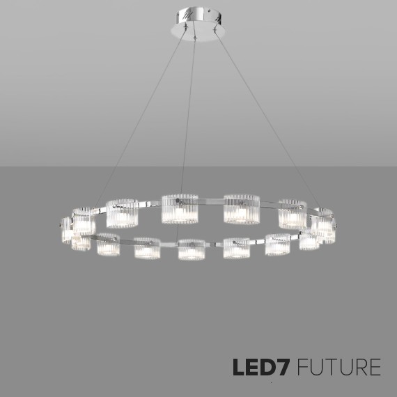Loft Industry Modern - Lumindra Chandelier V1