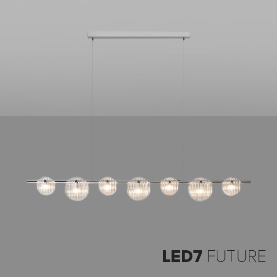 Loft Industry Modern - Asphodelia Line Chandelier