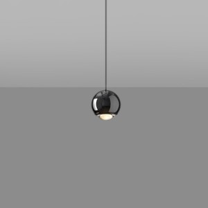 Loft Industry Modern - Black Ball Pendant