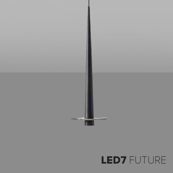 Loft Industry Modern - Black Cane Lamp