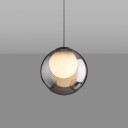 Loft Industry Modern - Glass Bowl 2 Pendant