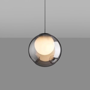 Loft Industry Modern - Glass Bowl 2 Pendant