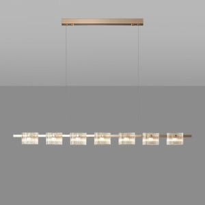 Loft Industry Modern - Glass Honeycomb Chandelier