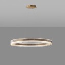 Loft Industry Modern - Glass Ring Chandelier