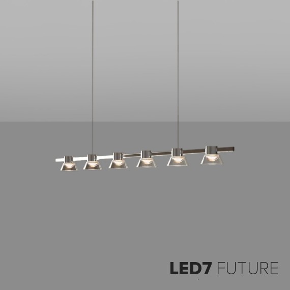 Loft Industry Modern - Meridianah Line Chandelier