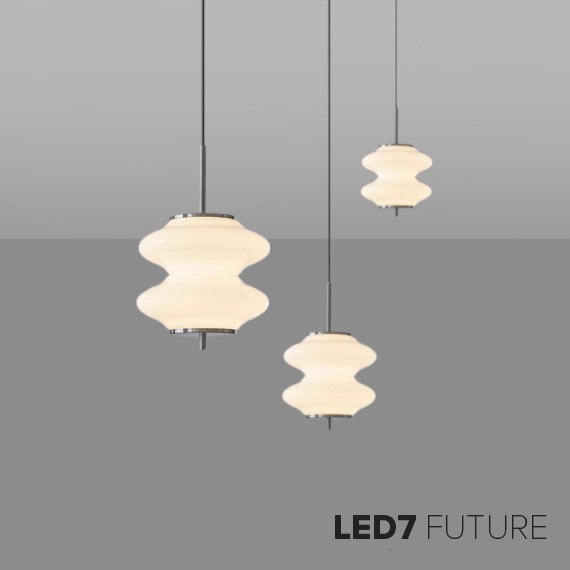 Loft Industry Modern - White Cloud Pendant