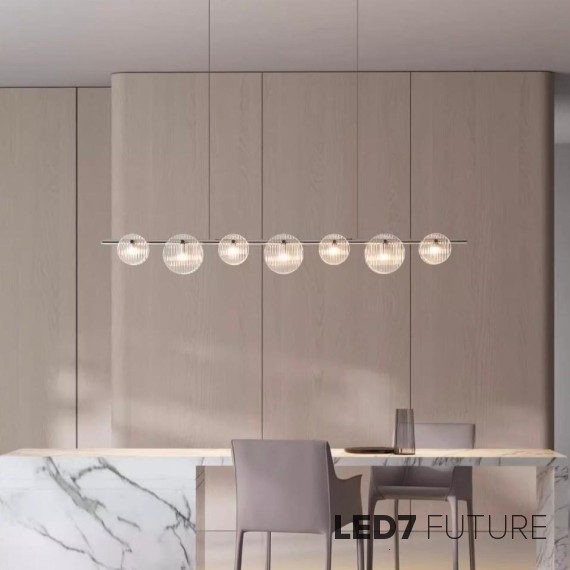 Loft Industry Modern - Asphodelia Line Chandelier