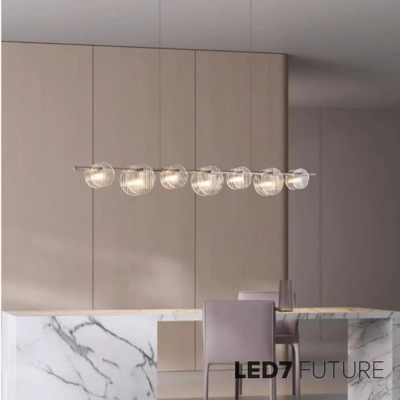 Loft Industry Modern - Asphodelia Line Chandelier