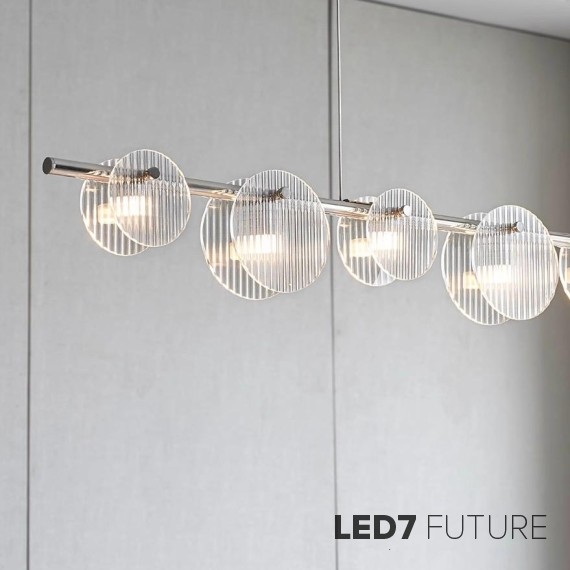 Loft Industry Modern - Asphodelia Line Chandelier