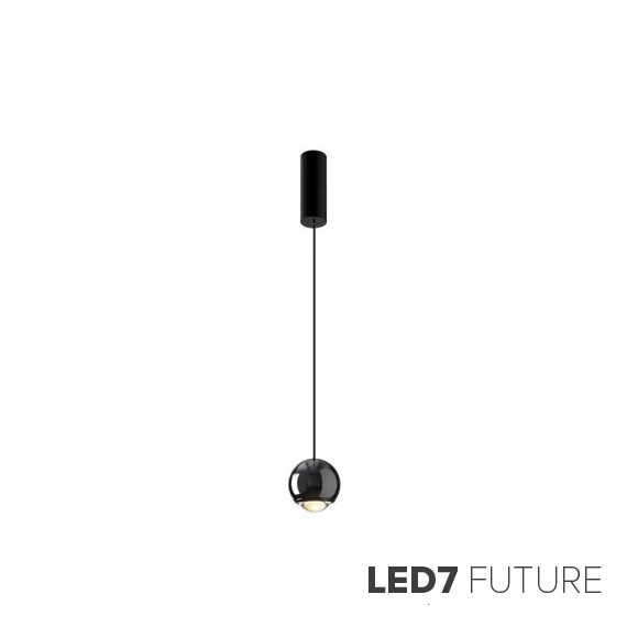 Loft Industry Modern - Black Ball Pendant
