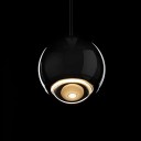 Loft Industry Modern - Black Ball Pendant