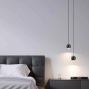 Loft Industry Modern - Black Ball Pendant