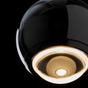 Loft Industry Modern - Black Ball Pendant