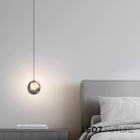 Loft Industry Modern - Glass Bowl 2 Pendant