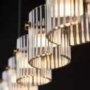 Loft Industry Modern - Glass Honeycomb Chandelier