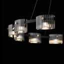 Loft Industry Modern - Glass Honeycomb Circle Chandelier