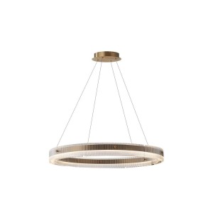 Loft Industry Modern - Glass Ring Chandelier