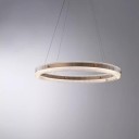 Loft Industry Modern - Glass Ring Chandelier