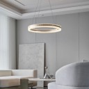 Loft Industry Modern - Glass Ring Chandelier