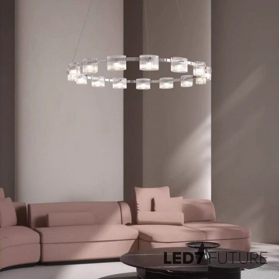 Loft Industry Modern - Lumindra Chandelier V1