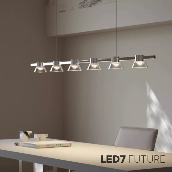 Loft Industry Modern - Meridianah Line Chandelier