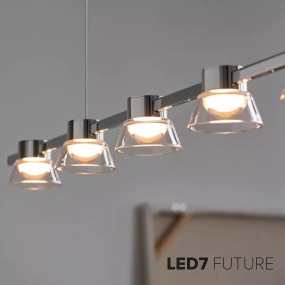Loft Industry Modern - Meridianah Line Chandelier