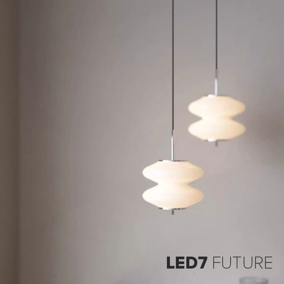 Loft Industry Modern - White Cloud Pendant