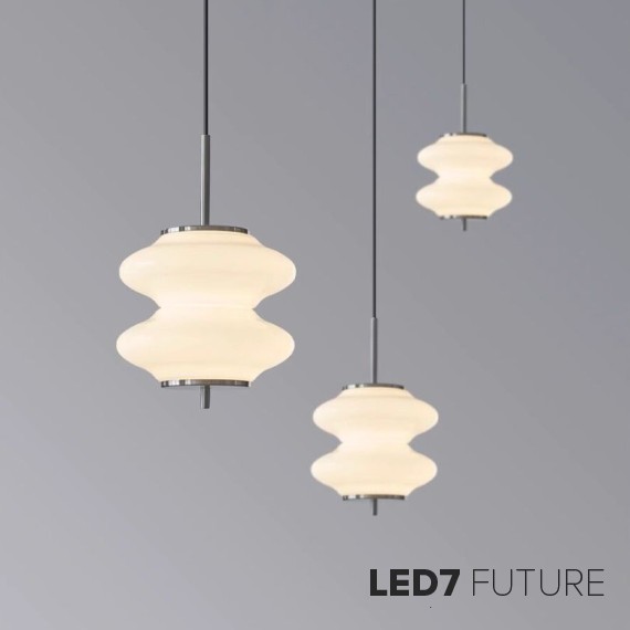 Loft Industry Modern - White Cloud Pendant