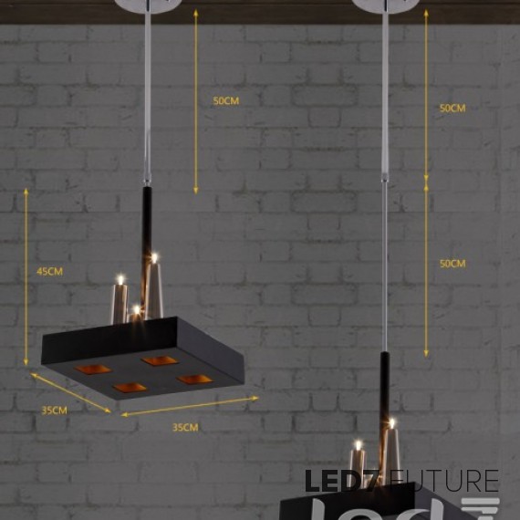 Loft Industry Black Square candle