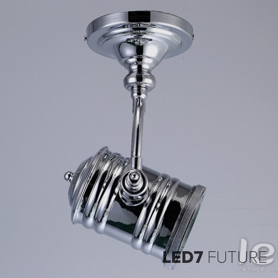 Loft Industry Ceiling Chrome Spotlight