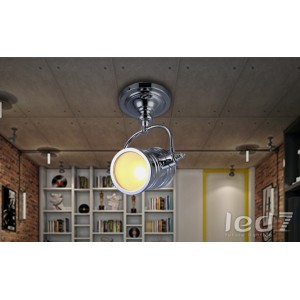 Loft Industry Ceiling Chrome Spotlight