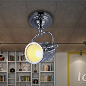 Loft Industry Ceiling Chrome Spotlight