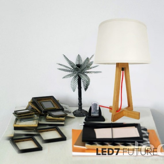 Wood Design Nature Lamp Table