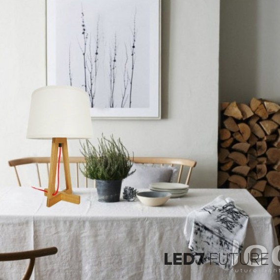 Wood Design Nature Lamp Table