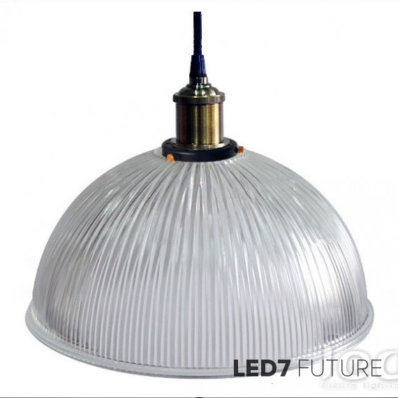 Loft Industry Ribbed Glass Shade