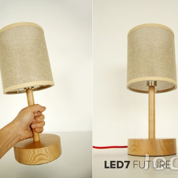 Wood Design Thick Table Lamp