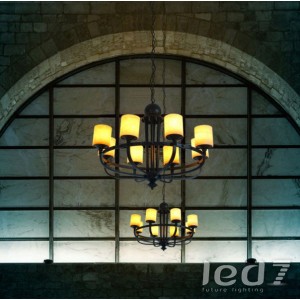 Loft Industry Old Candle Chandelier