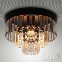 Loft Industry 1920s Top Odeon Glass Fringe Chandelier