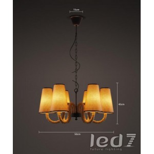 Loft Industry Rope Chandelier
