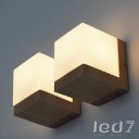 Wood Design Cube Wall