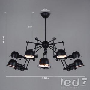 Loft Industry Simple Cap Chandelier
