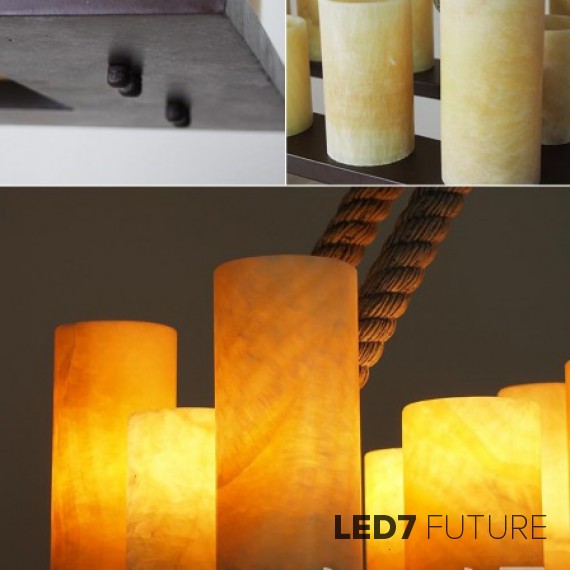Loft Industry Square Wax Candle
