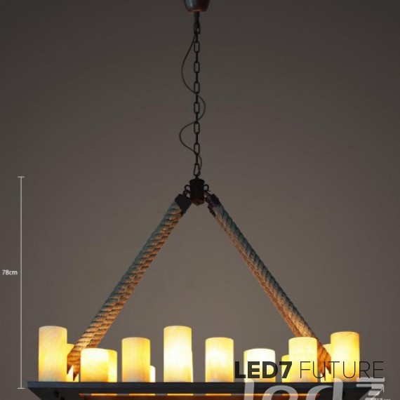 Loft Industry Square Wax Candle