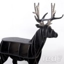 Loft Industry Wood Deer XL Черный