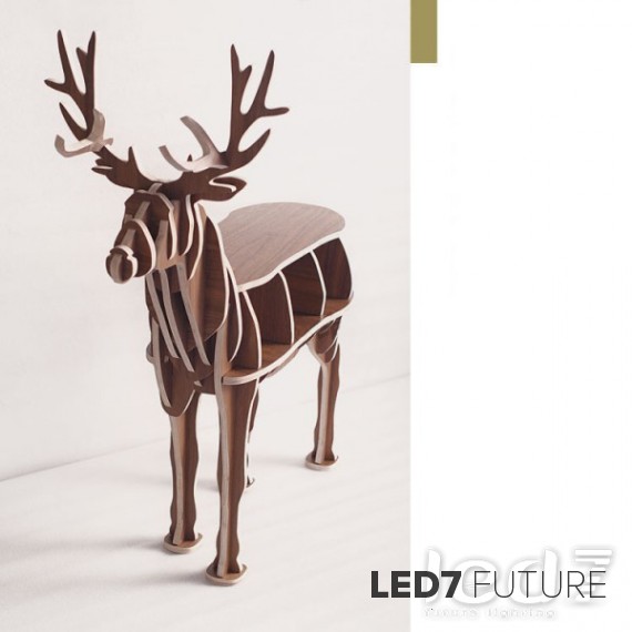 Loft Industry Wood Deer S Ива