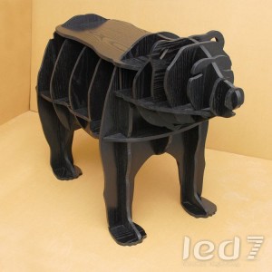 Loft Industry Wood Russian Bear
