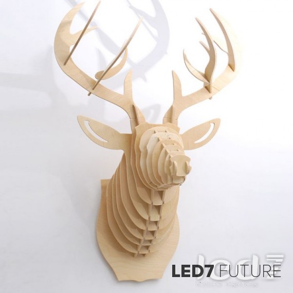 Loft Industry Wood Head Deer Береза