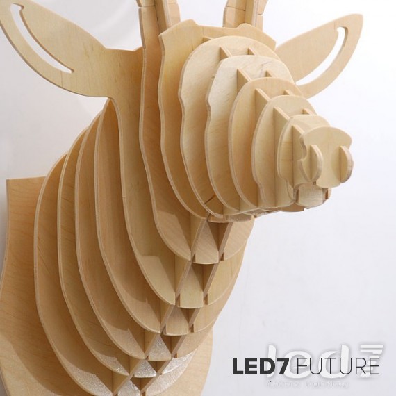 Loft Industry Wood Head Deer Береза