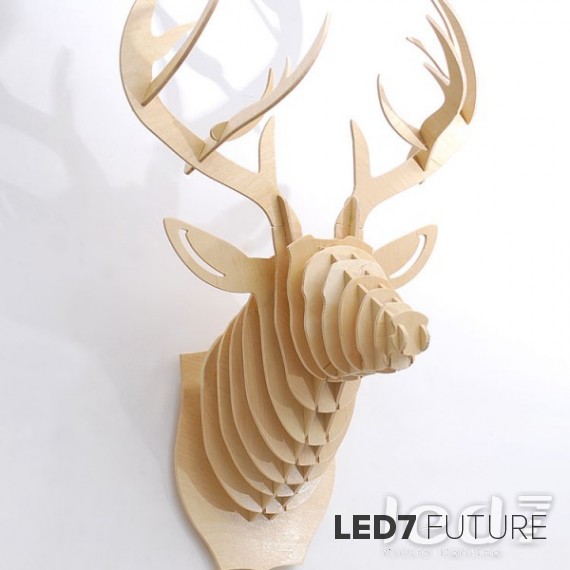 Loft Industry Wood Head Deer Береза