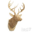 Loft Industry Wood Head Deer Ива